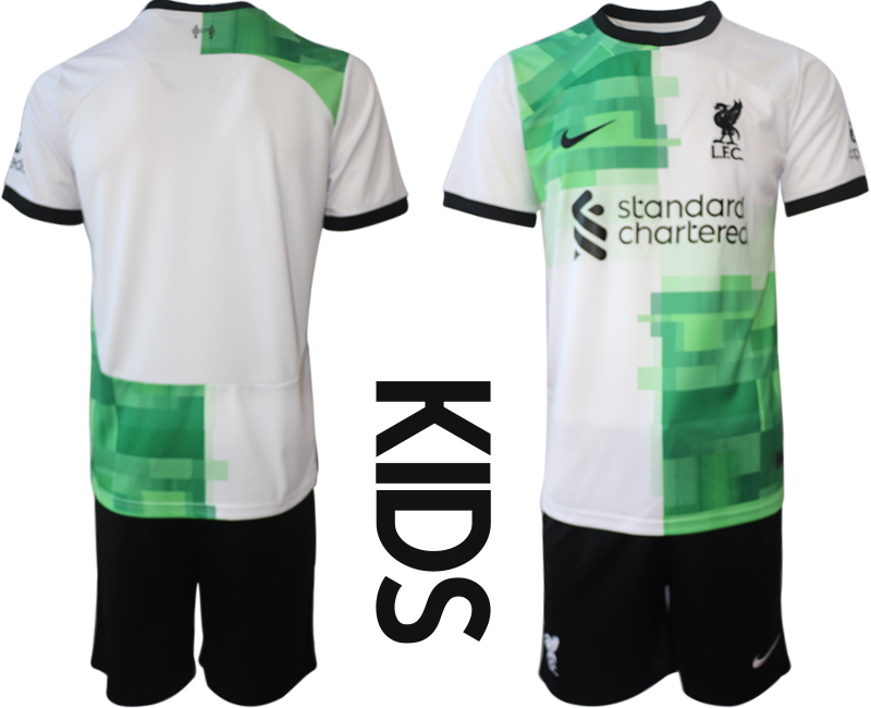 Youth 2023-2024 Club Liverpool away soccer jersey->youth soccer jersey->Youth Jersey